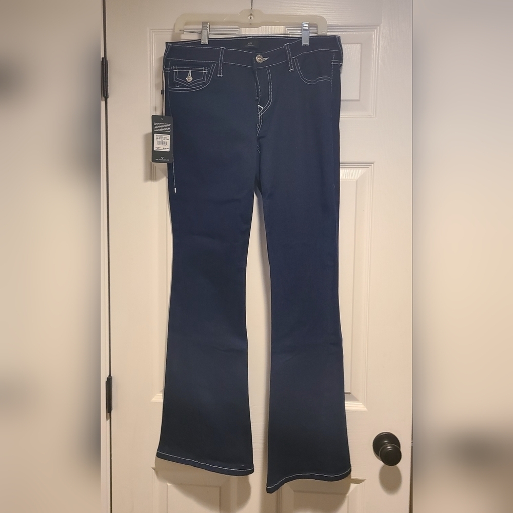 True Religon JOEY LOW RISE FLARE JEAN NWT - Picture 8 of 8